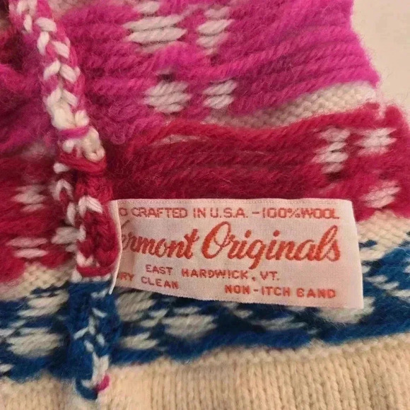 VTG Vermont Originals 100% Wool Beanie Hat Made In The USA - Picture 5 of 7